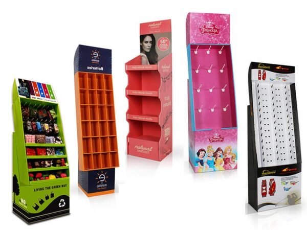 custom pop display paper cardboard stand floor display rack