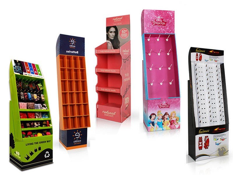custom pop display paper cardboard stand floor display rack
