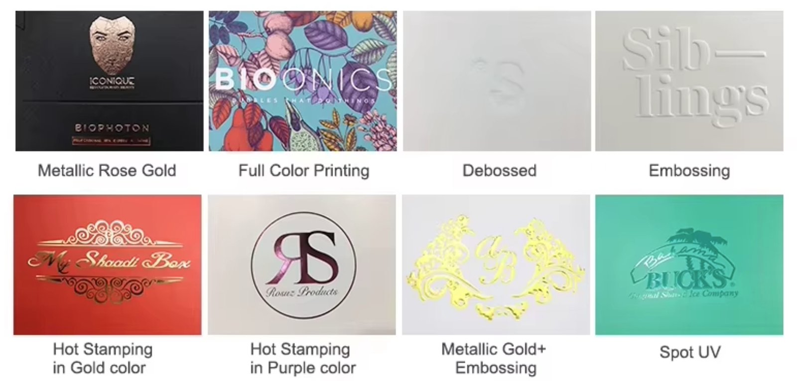 paper boxes printing methods
