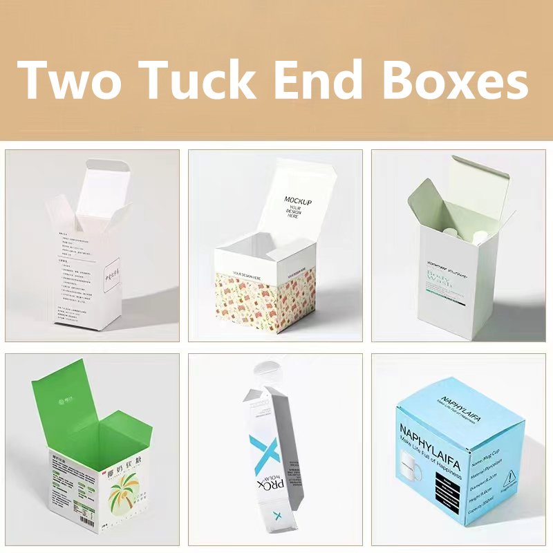 paper boxes two tuck end boxes