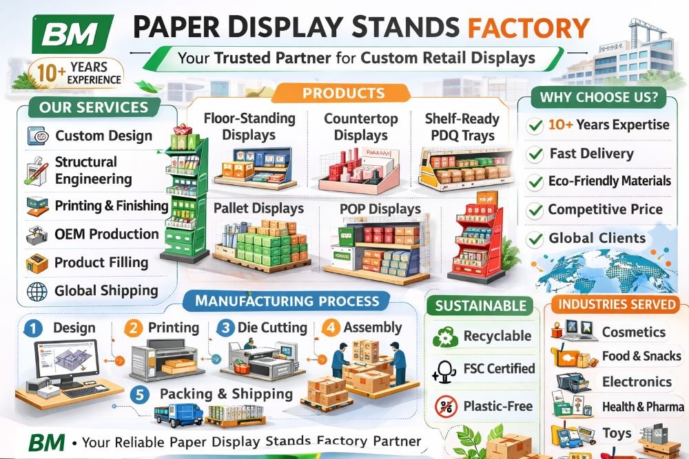 Paper Display Stands Factory