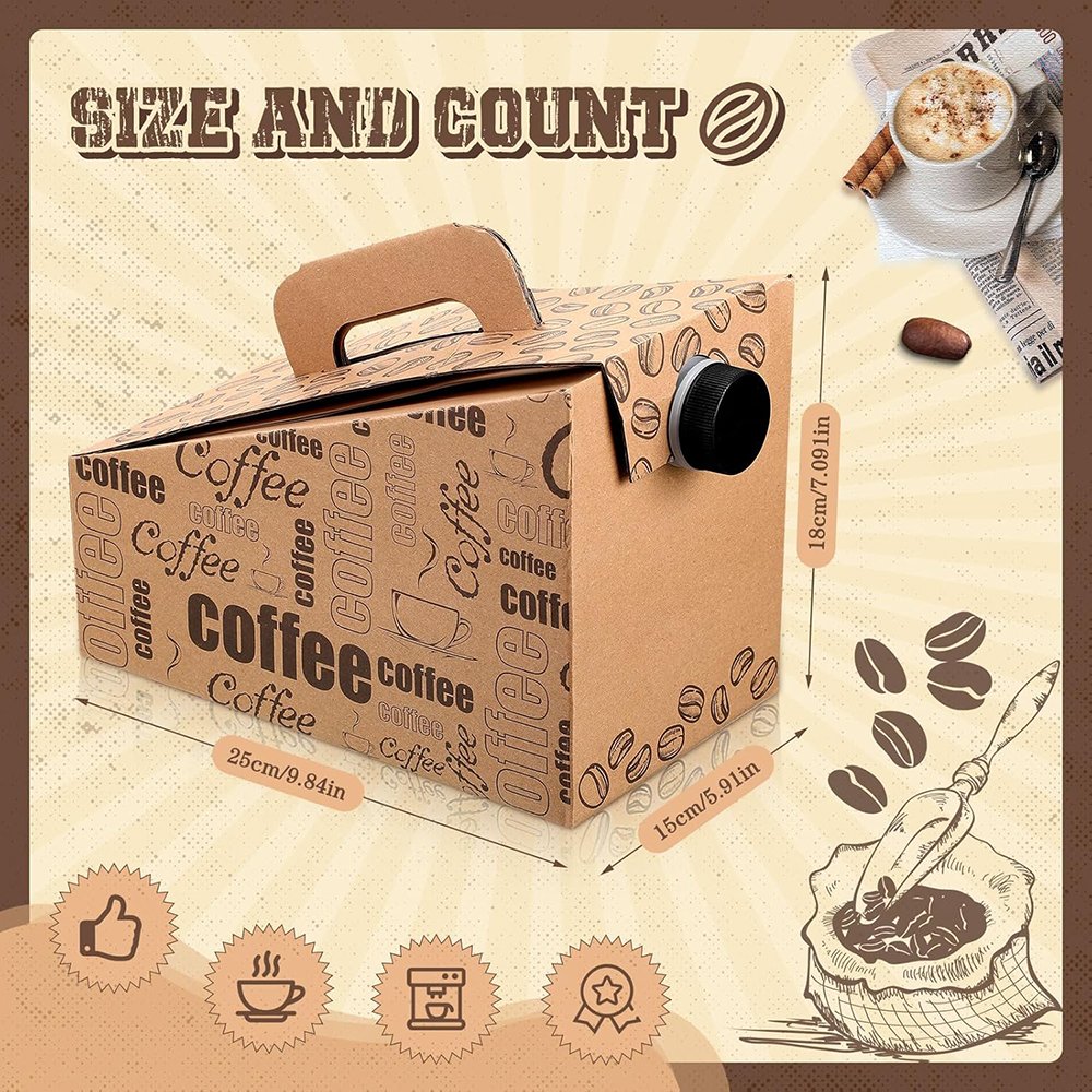 Coffee Box Portable Coffee Bag In Box Beverage Dispenser